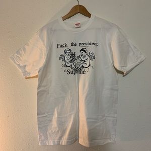 Supreme FTP F*ck the President Tee Large White
